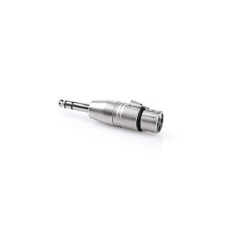 Adaptor XLR 3 pini la jack stereo 6.35mm M-T, Nedis CAGP15941ME
