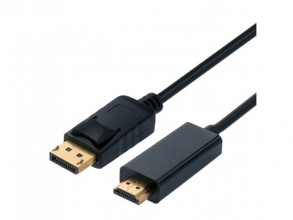 Cablu Displayport la HDMI Full HD T-T 2m Negru, S3676