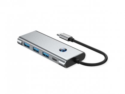 Docking station USB type C la HDMI 4K60Hz/3x USB 3.2-A/1x SD,Micro SD + PD, Value 12.99.1144