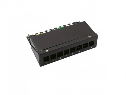 Carcasa pentru keystone 8 porturi Negru, Value 26.99.0331