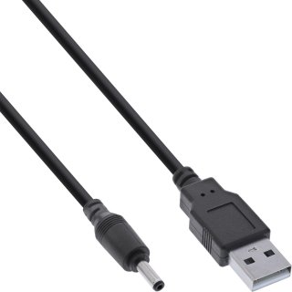 Cablu alimentare USB la DC 3.5x1.35mm 2m, InLine IL26806B