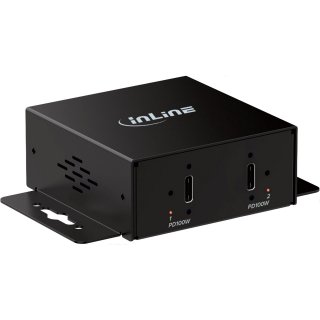 Incarcator industrial 2 x USB type C PD 200W, InLine IL35396G
