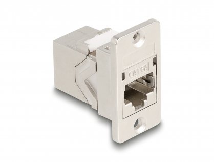 Modul montare panou RJ45 Cat.6A M-M Metalic, Delock 67163
