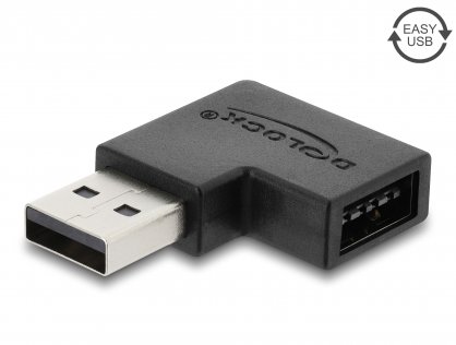 Adaptor USB-A 2.0 la EASY USB-A unghi 90 grade T-M, Delock 67630
