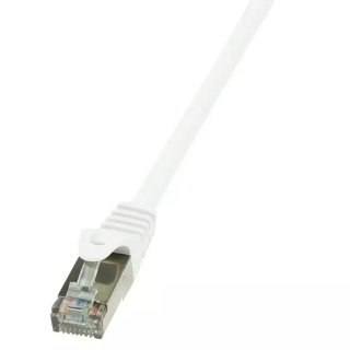 Cablu de retea RJ45 FTP Cat6 0.25m Alb, Logilink CP2011S