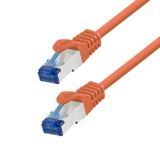 Cablu de retea RJ45 SFTP cat6A LSOH 10m orange, Logilink CQ3098S