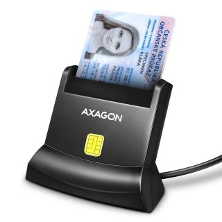 Stand/Cititor carti de identitate Smart Card USB 2.0-A, Axagon CRE-SM4N
