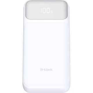 Power bank 20000mAh 65W USB-A/2xUSB-C Alb, D-LINK DPP-201