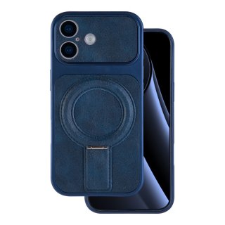 Husa pentru iPhone 16 Pro Max compatibil MagSafe PC/TPU Dark Blue, TFO Luxgrip Mag