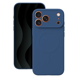 Husa pentru iPhone 17 Pro/iPhone 18 Pro compatibil MagSafe Navy Blue, TFO Simple Color Mag