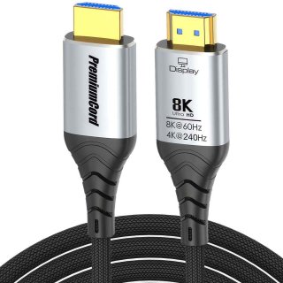 Cablu Ultra High Speed HDMI AOC 8K60Hz/4K240Hz brodat 10m Negru, kphdm21c10