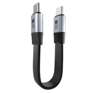 Cablu USB4 type C flat 8K60Hz 240W T-T 0.13m Negru, ku4fa1