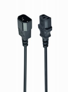 Cablu prelungitor C13 la C14 5m Negru, Gembird PC-189-100-5M