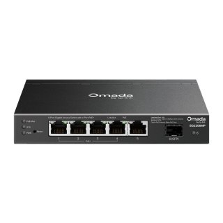 Switch Omada Access 6 porturi Gigabit (din care 4 x PoE+ si 1 x SFP), TP-LINK SG2206MP