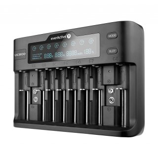 Incarcator acumulatori Li-ion/Ni-MH, UC800