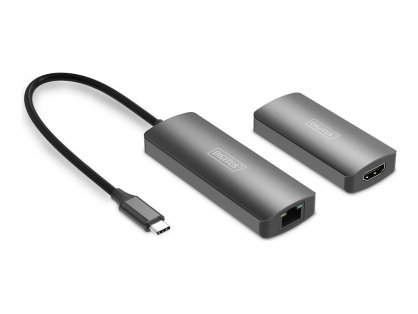 Extender USB type C la HDMI 4K120Hz via LAN max. 30m, Digitus DS-55343